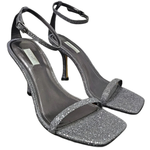 Nine West Yess Women's Ankle Strap Dress Sandals NIB - Picture 1 of 8